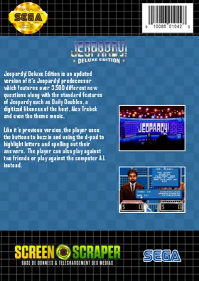 Jeopardy! - Deluxe Edition (USA) box cover back